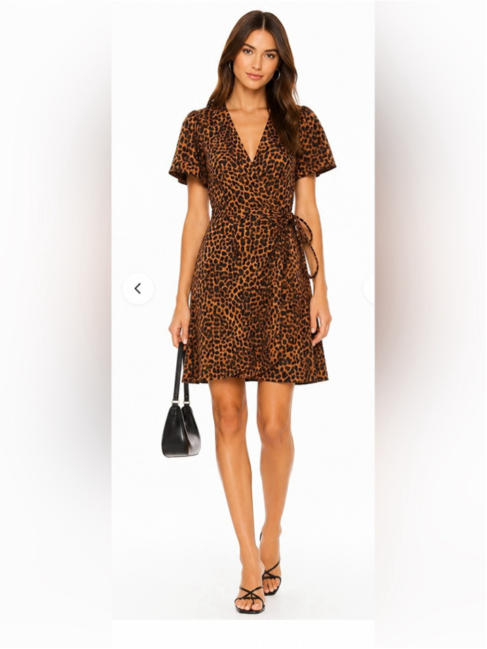 Madewell Leopard Print Wrap Dress | Size Small